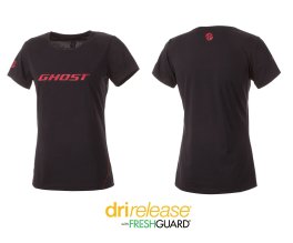 Dámské funkční tričko GHOST Black/Red - XS
