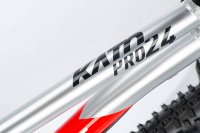 GHOST Kato 24 Pro Silver/Red Gloss