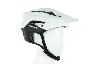 Cyklistická helma CRUSSIS 03012 - bílo / černá