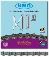 řetěz KMC X-10.93 stř/šedý, box