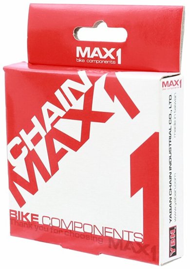 řetěz MAX1 E-bike 9 speed, 116L, šedý, se spojkou