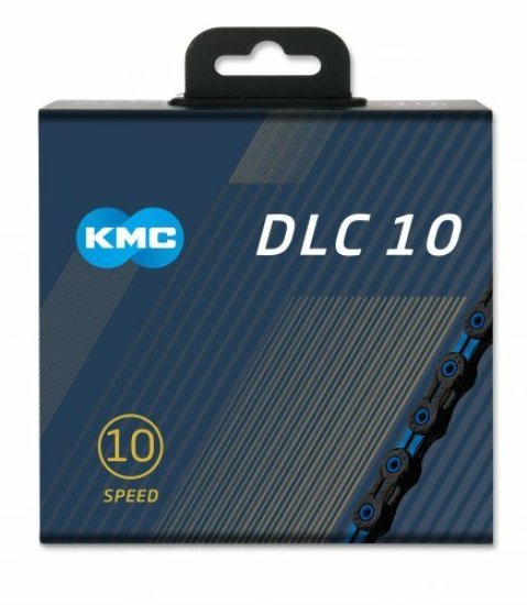 řetěz KMC X-10 SL DLC modro/černý v krabičce