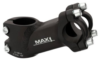 představec MAX1 High 75/25°/25,4 mm černý