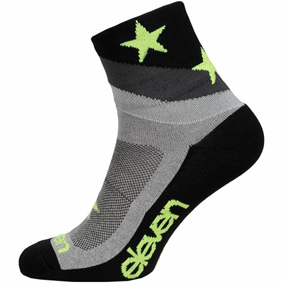 ponožky ELEVEN Howa Star Grey vel. 8-10 (L) šedo-černo-žluté