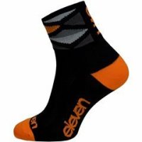 ponožky ELEVEN Howa Rhomb Orange černo-oranžové vel. 8-10 (L)