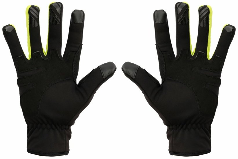 dlouhoprsté zimní rukavice ROCK MACHINE Race zeleno/černé vel.XXL