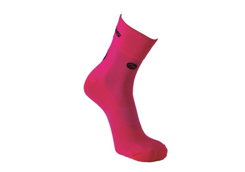 Ponožky CRUSSIS růžová neon vel. 44-46