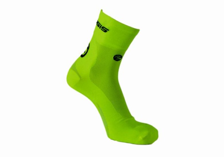 Ponožky CRUSSIS žlutá neon vel. 44-46
