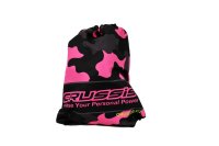 Sportovní taška CRUSSIS černo / růžová fluo