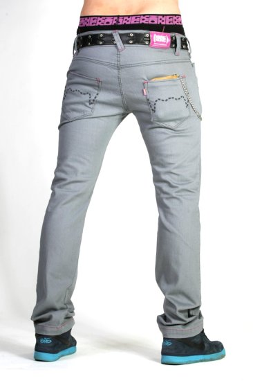 Kalhoty King Kong Banana Jeans šedé, 28"/ XS