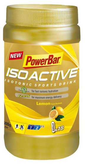 isotonický nápoj POWERBAR IsoActive citron 600g