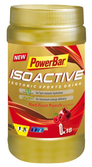 isotonický nápoj POWERBAR IsoActive červené ovoce 600g
