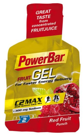 gel POWERBAR PowerGel červené ovoce