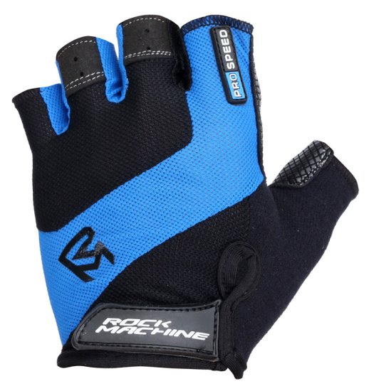 rukavice ROCK MACHINE ProSpeed modro/černé vel. XL