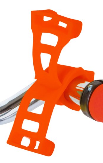 silikonový držák ROTO pro mobil a navigaci oranžový