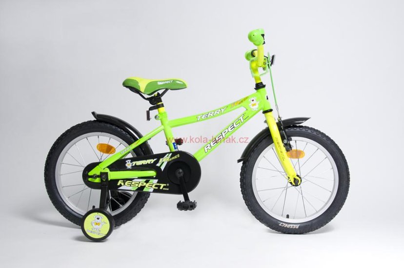 Dětské kolo Respect Bike TERRY 16" - zelená