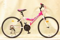 Juniorské kolo Respect Bike GABBY 24" - růžová