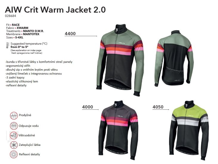 Bunda AIW Crit Warm Jacket 2.0 - Green