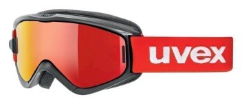 lyžařské brýle UVEX SPEEDY PRO TAKE OFF, black-red/litemirror red (2026) Uni