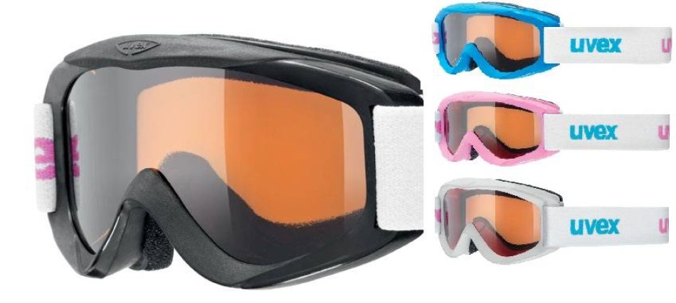 lyžařské brýle UVEX SNOWY PRO SET-12 ks, polarwhite/black/iceblue/pink Uni
