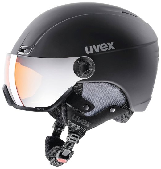 helma UVEX HLMT 400 VISOR STYLE, black mat (S566215200*) 53-58
