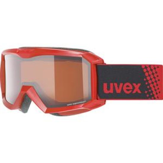 lyžařské brýle UVEX FLIZZ LG, red dl/lg-clear (3130) Uni
