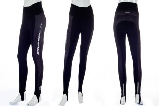 Dámské cyklistické kalhoty CRUSSIS - ONE, černá/bílá, vel. XL