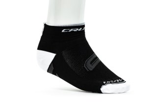 Crussis Cyklistické ponožky CRUSSIS, černo/bílé
